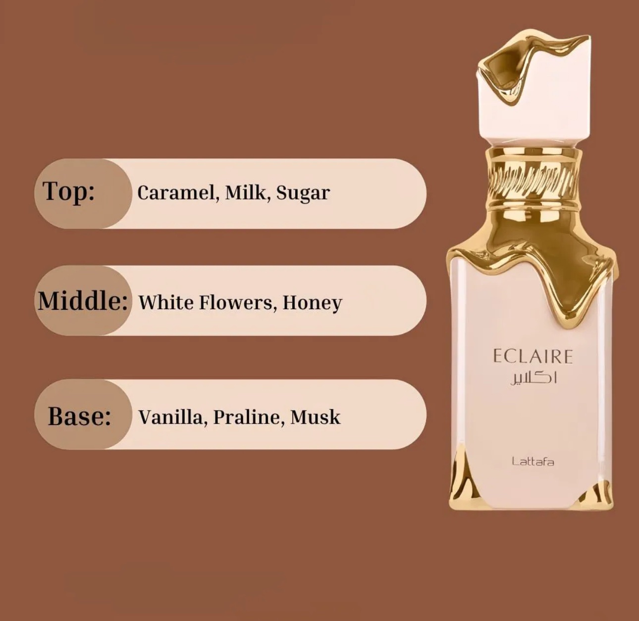 Lattafa Eclaire EDP Spray 100ML (3.4 OZ) Long Lasting & Enchanting Fragrance For Women - Image 4