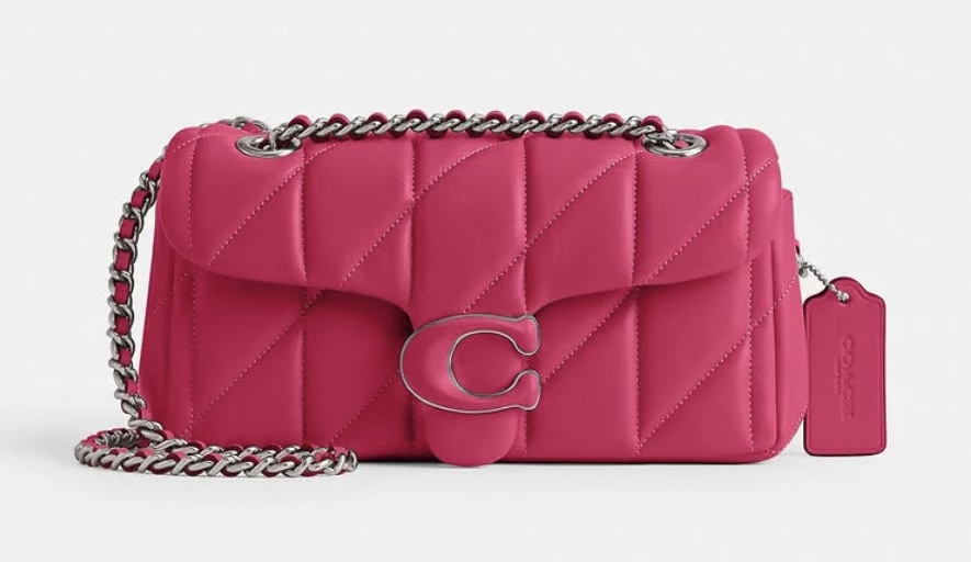 Tabby Shoulder 20 Quilting Coach Bag - Pink