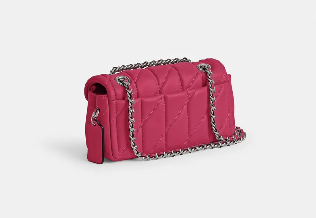 Tabby Shoulder 20 Quilting Coach Bag - Pink - Image 6