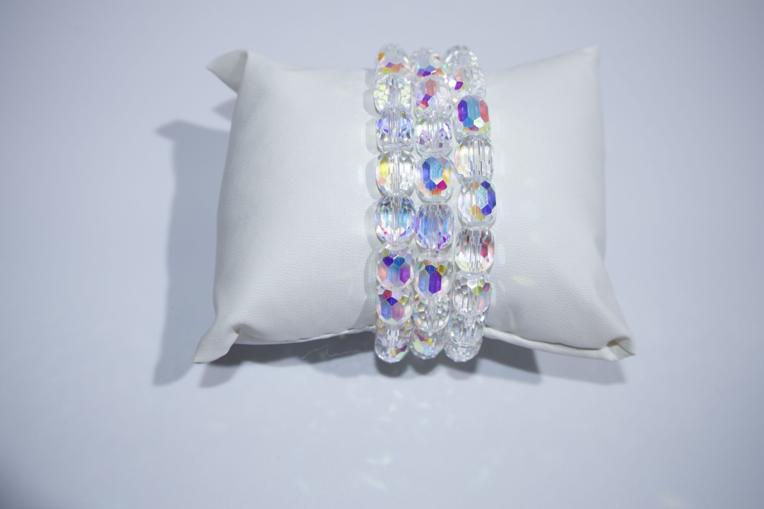 multi-strand crystal bracelet 3set - Image 2