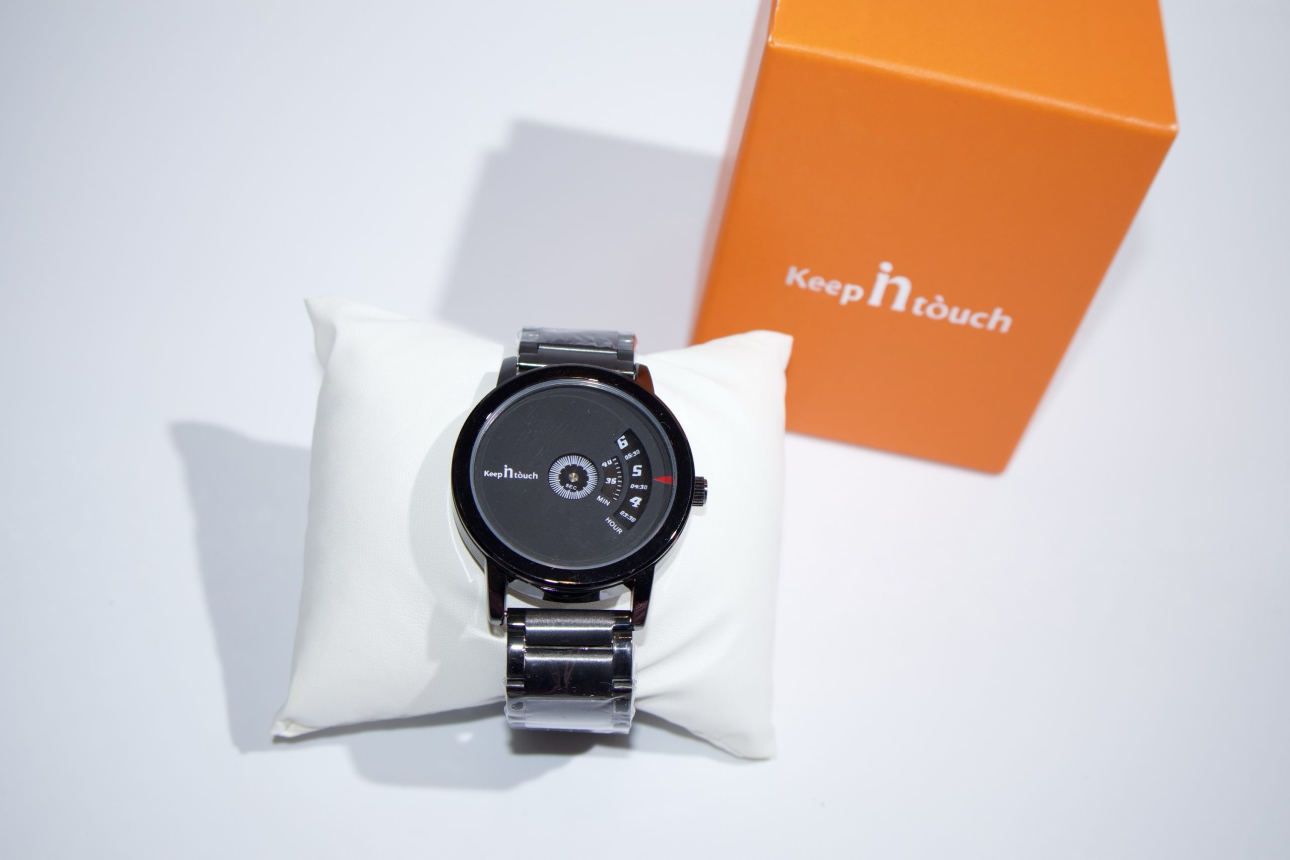 MicLee Quartz Wrist Watches with Black Stainless Steel Strap for Womens Men Alloy Analogue Business Quartz Watch Creative Minimalist Round Dial - Image 3